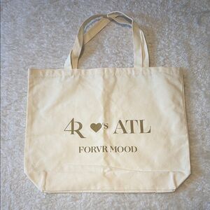 Forvr Mood ATL Cream Tote Bag